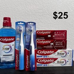 COLGATE ORAL PERSONAL CARE BUNDLE