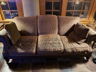 Traditional paisley sofa