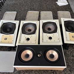 Sonance 5 Channel In Wall Speaker System 