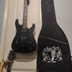 HotRod39 Schecter Guitar EXC Pro fret-level setup Spa perfect & Bag! $239