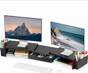 Dual monitor stand