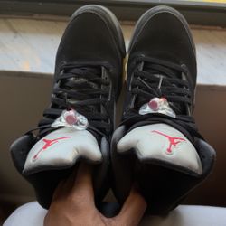 Metallic Jordan Five Used