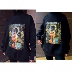 Black Sweater Egyptian Design 