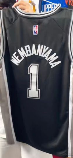 Wembanyama #1 San Antonio Spurs NBA Jersey