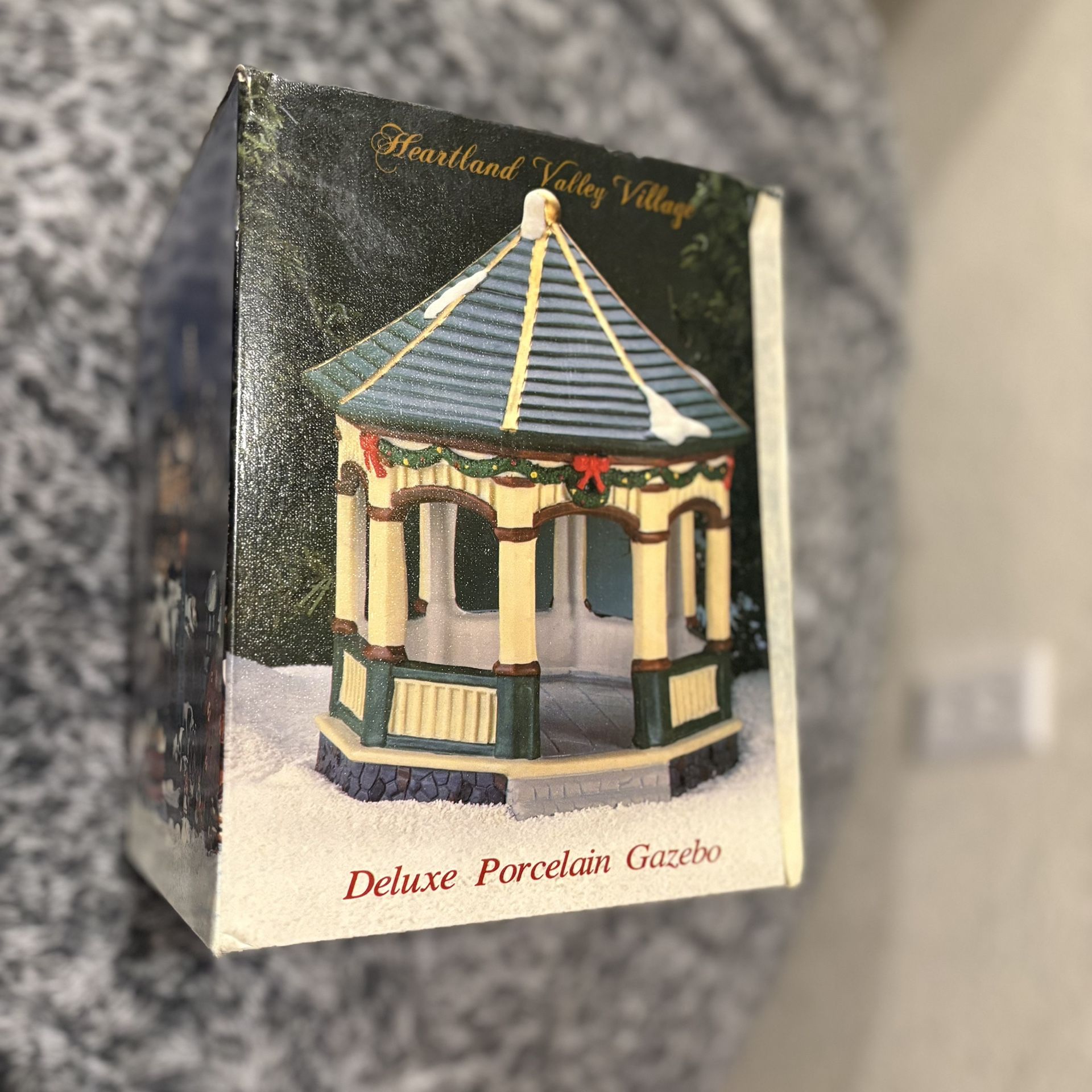 Vintage Heartland valley village porcelain gazebo