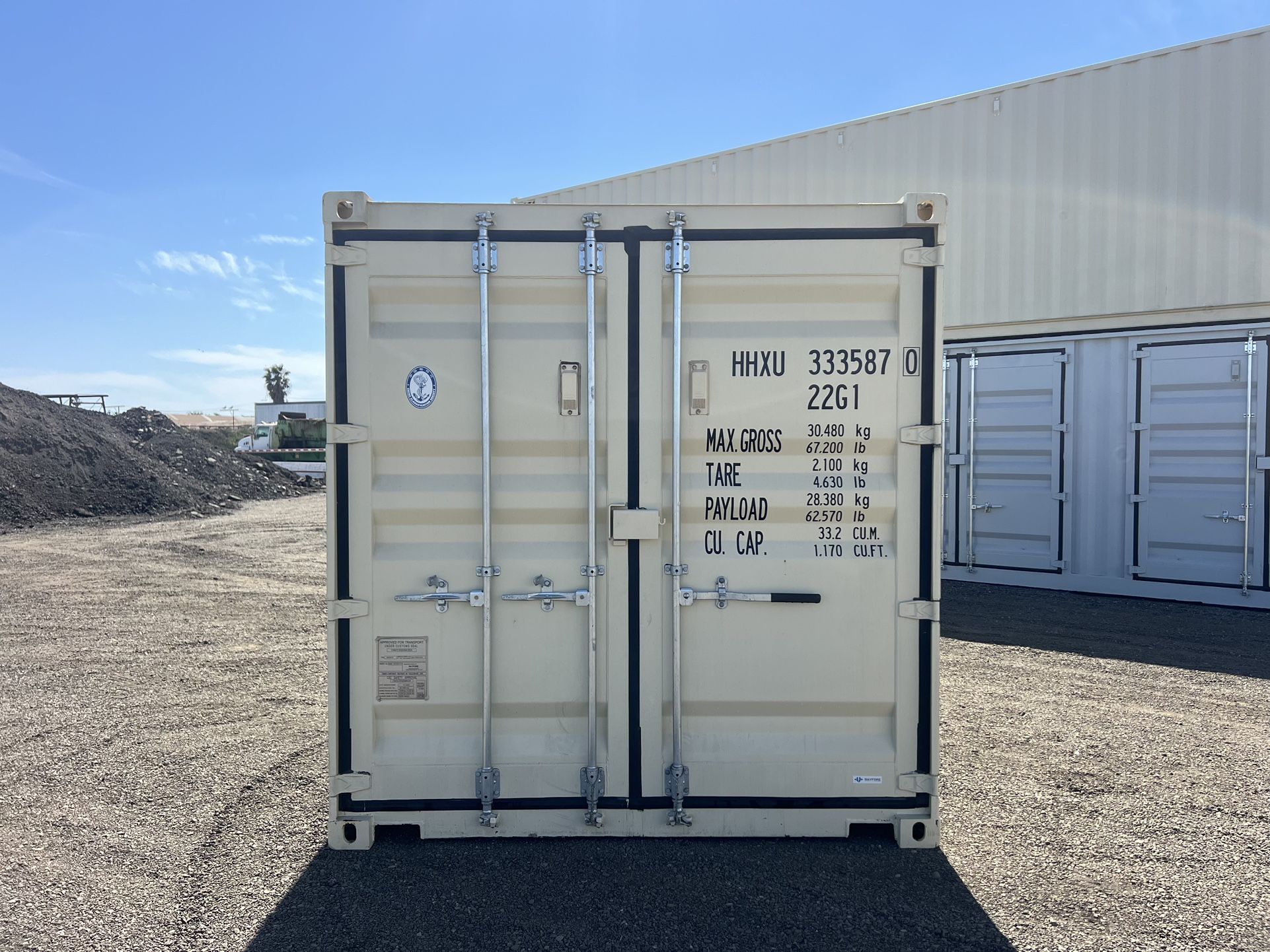 20 FOOT 1-TRIP SEA STORAGE SHIPPING CONTAINER