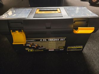 4 piece tool box set