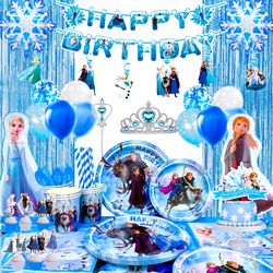 135pcs Frozen Party Decorations For Girls (New, Unopened)