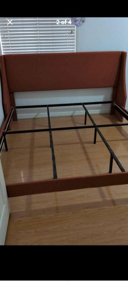 King size sleigh bedframe