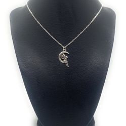Tinkerbell Pendant With Neckless 925
