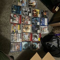 PS3 Games And 1 PS4 Game 