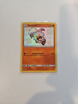 Rockruff Sv23/sv94 Hidden Fates Shiny Holo Pokemon