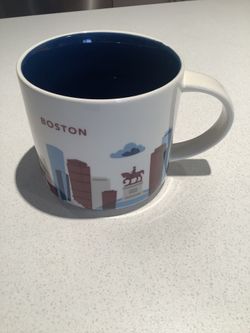 Boston 2014 Starbucks You Are Here 14oz Coffee Mug