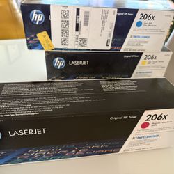 HP Laser jet Toner 206x (colors)