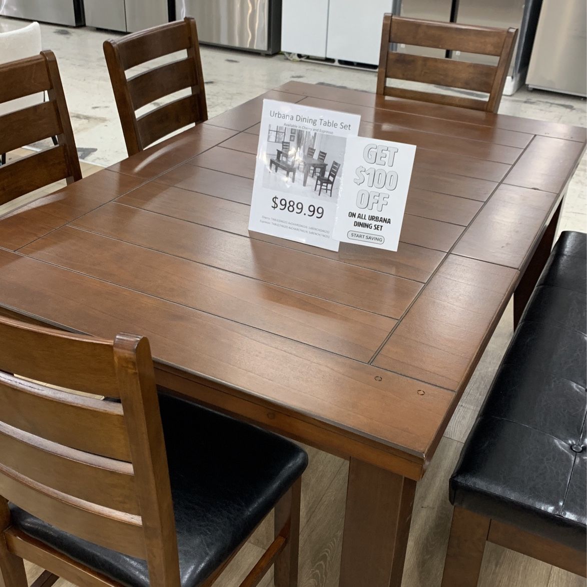 Urbana Dinning Table Set 