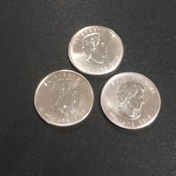 2015 Canada 1 OZ .9999 Silver Maple Leaf Birds of Prey Series - Red-Tailed Hawk