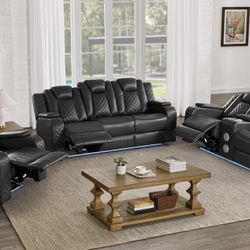 Reclining 3pc Eclipse Black 😍😍😍