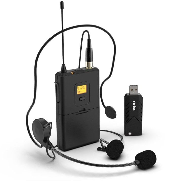 FIFINE Wireless Microphones For Computer
