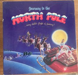 Vintage 1989 Journey to the North Pole Board Game