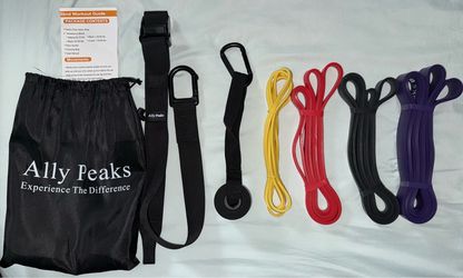 Ally Peaks Pull Up/Resistance Bands Set