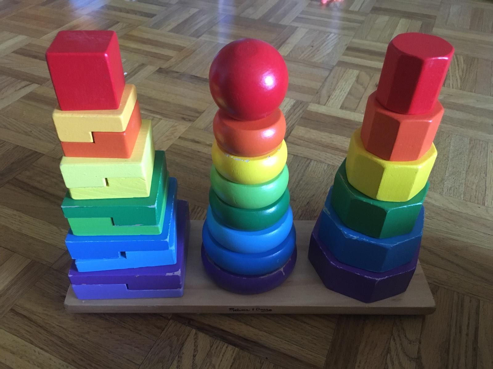 Melissa and doug geometric stacker