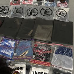 Sizes S-L Bape, EE, Essentials , Hellstar 
