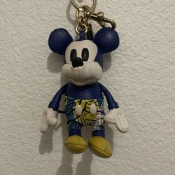 Coach Mickey Mouse Keychain 