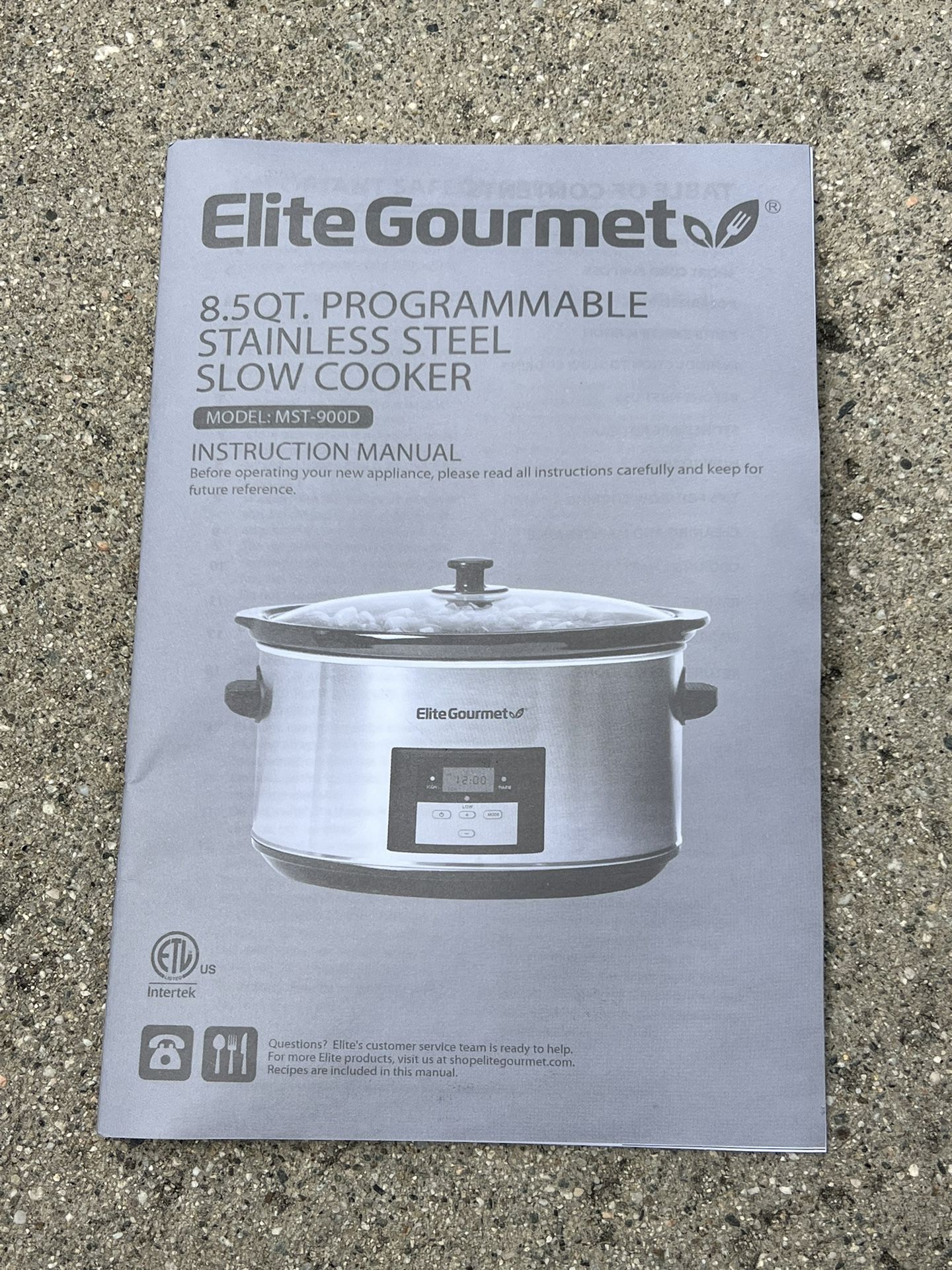 8.5 Qt. Programmable Stainless Steel Slow Cooker – Shop Elite