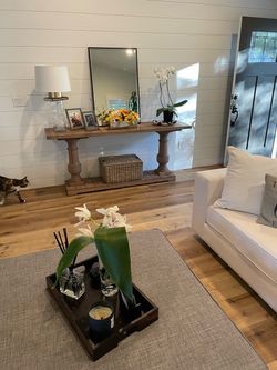 Restoration Hardware White Couch/ BELGIAN SLIPCOVERED TRACK ARM 2-CUSHION SOFA
