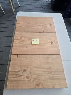 Douglas fir heat treated wooden planks