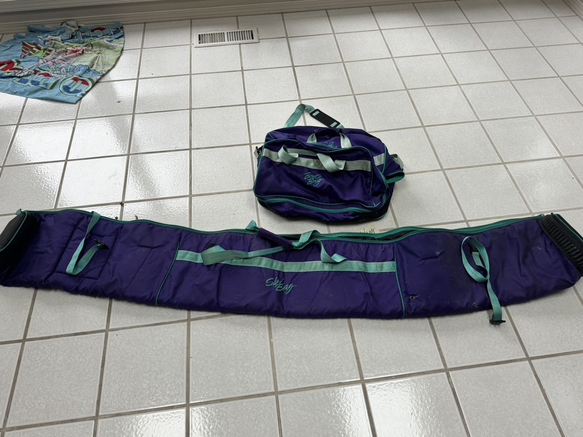 Ski And Boot Bag - 1980s Vintage/retro 