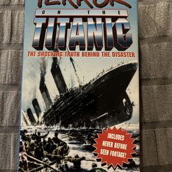 UAV Corporation Terror on the Titanic VHS Jean-Pierre Isbouts Documentary Disas…