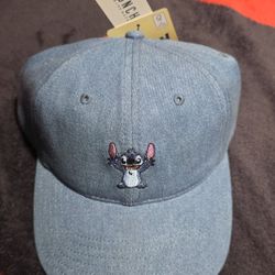 Disney Stitch Jean Cap New With Tags Exclusive 2 Available 