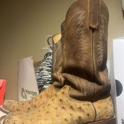 Ostrich Boots - Size 10D  - Make Offer 