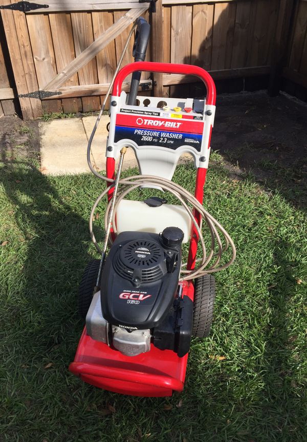 Troybilt 2600 Psi Pressure Washer With Honda Motor Manual