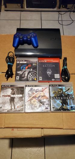 Playstation 3 Super Slim Complete With Games