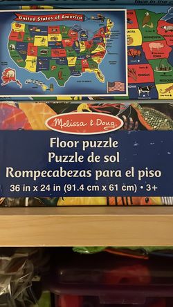 Melissa & Doug big puzzles 3+