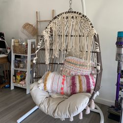 egg chair swing, good condition. If you still see the post, that means it still available, DONT ASK IF IT S AVAILABLE 