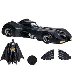 McFarlane DC Batman 1989 w/Batmobile (gold label)