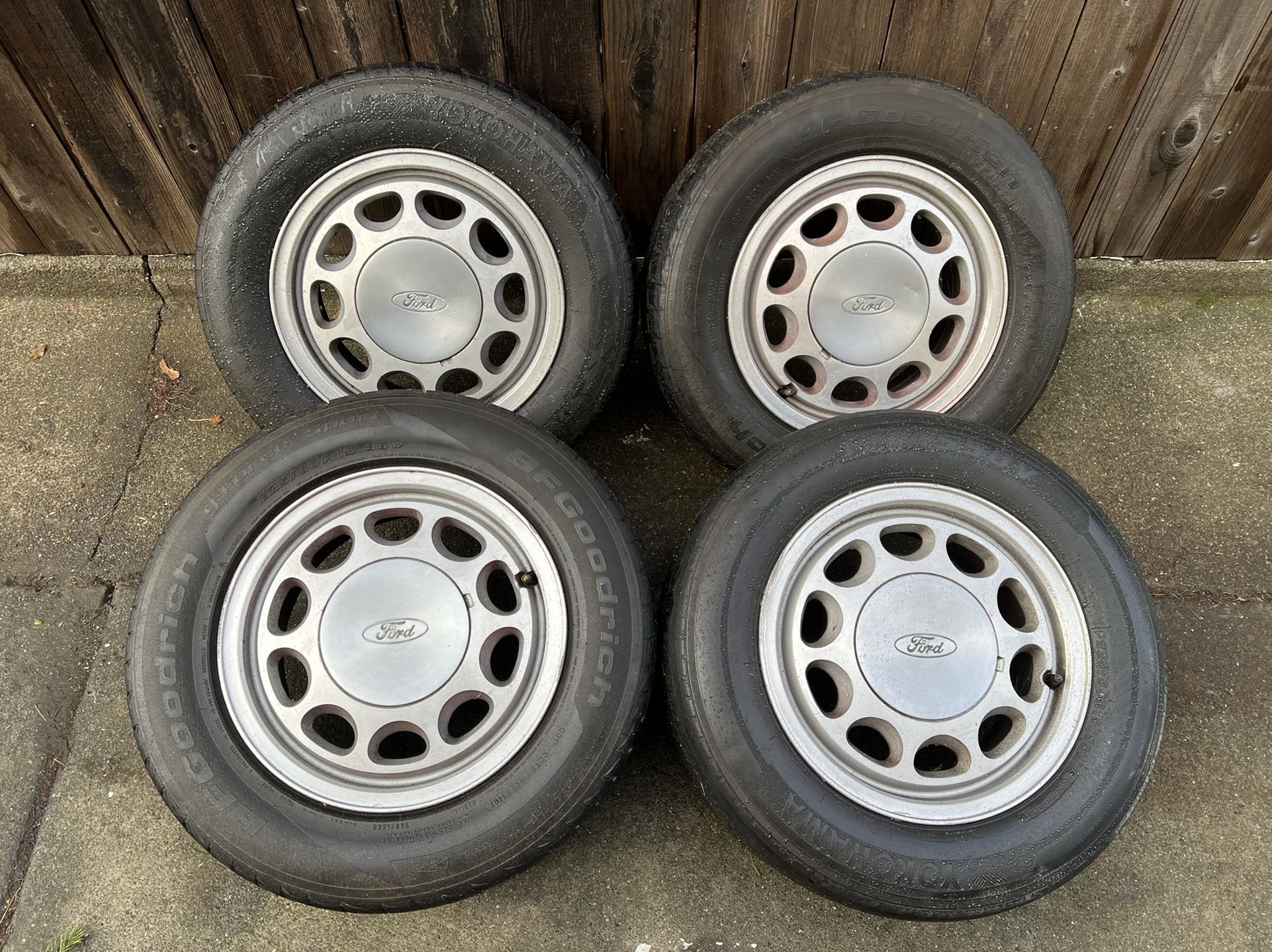 10 Holes Rims For Foxbody Mustang 4 Lug