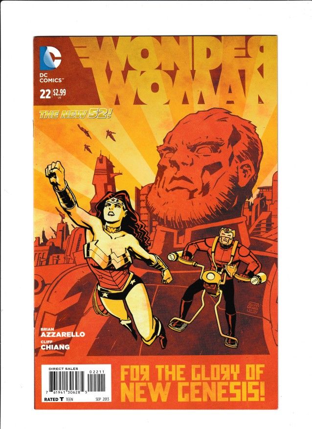 WONDER WOMAN #22 (2013) CLIFF CHIANG | DIRECT SALES | NEW  52