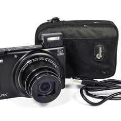 Near MINT Nikon COOLPIX S9600 Black 16.0mp 22x Optical Zoom VR Digital Camera