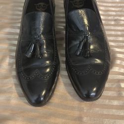 FLORSHEIM  Black Leather Shoes With Tassels