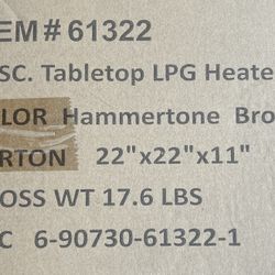 Fire Sense - 61322 - 35 Inch Table Top Patio Heater