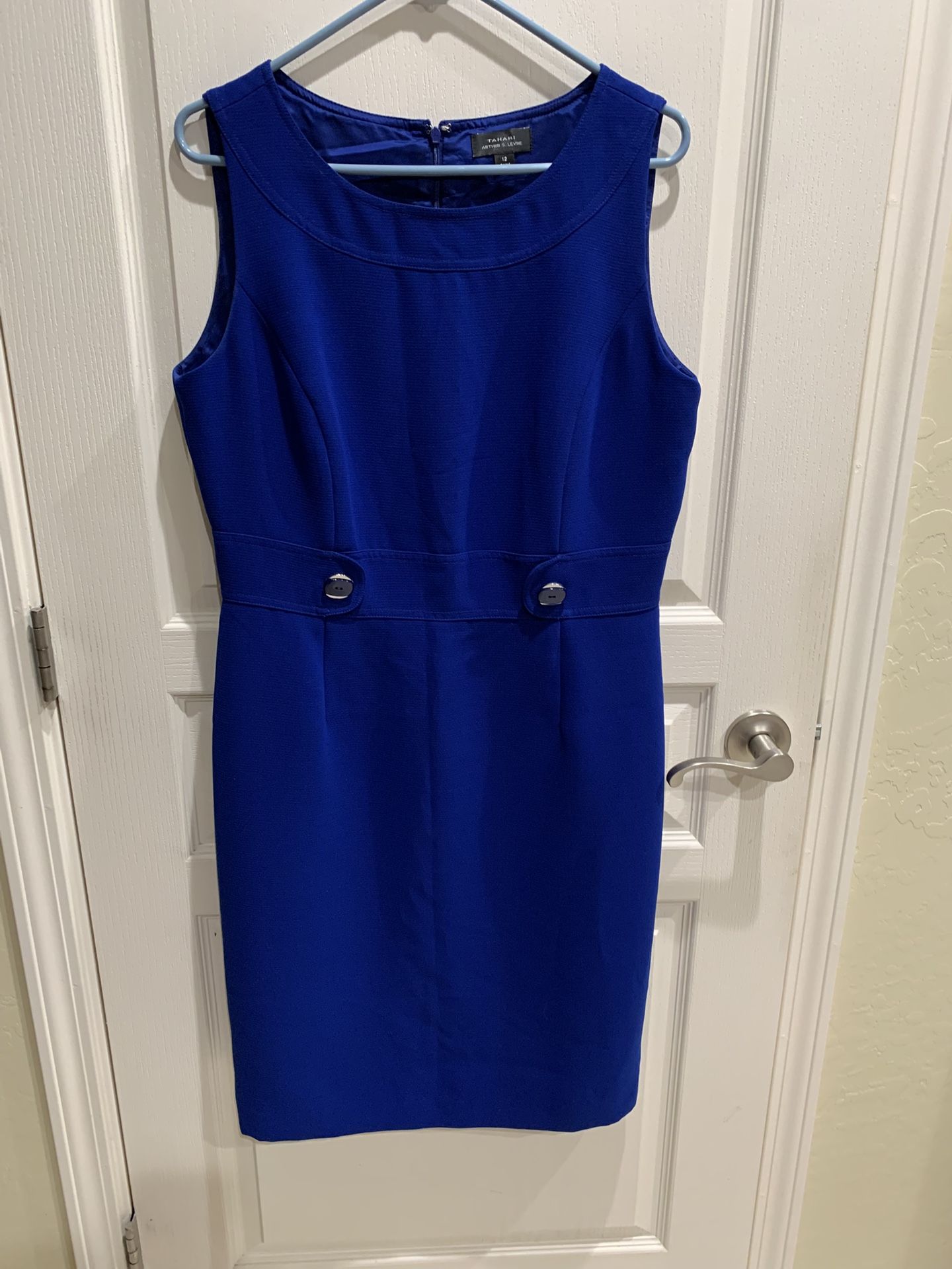 Women’s Royal Blue Tahari Dress Size 12