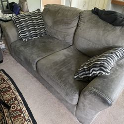 Grey Sofa And Loveseat