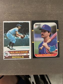 1979 Topps George Brett & 1987 Donruss Rafael Palmeiro 