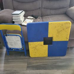 Kids Lego Table With Storage In The Middle. 