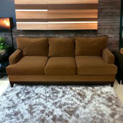 Brown Ethan Allen Sofa Couch **ALL NYC DELIVERY**