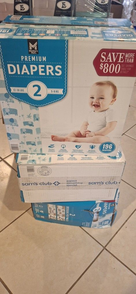 Size two membermark diapers